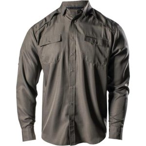 Grunt Style Fishing Shirt Long Sleeve Button Down(Olive) - Grunt Style